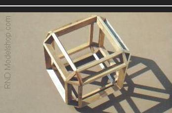 Beveled Cube, part of the 'Cube into Octahedron' cantellation sequence
