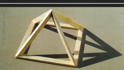 Wood Pyramid Models